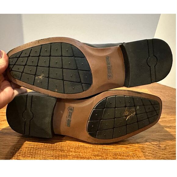 mens casual black dress shoes Steve Madden Men's Guss Lace-Up Casual Shoes - Black - Size 7